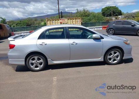 2011 Toyota Corolla S z USA, uszkodzony, nr VIN 2T1BU4EE9BC662709